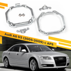 Рамки для замены линз в фарах Audi A8 2005-2009 с AFS