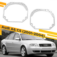 Переходные рамки для замены линз на Audi A6 C5 2001-2004 Крепление Hella 3R