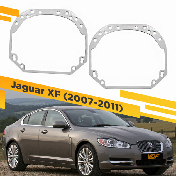 Рамки для замены линз в фарах Jaguar XF 2007-2011