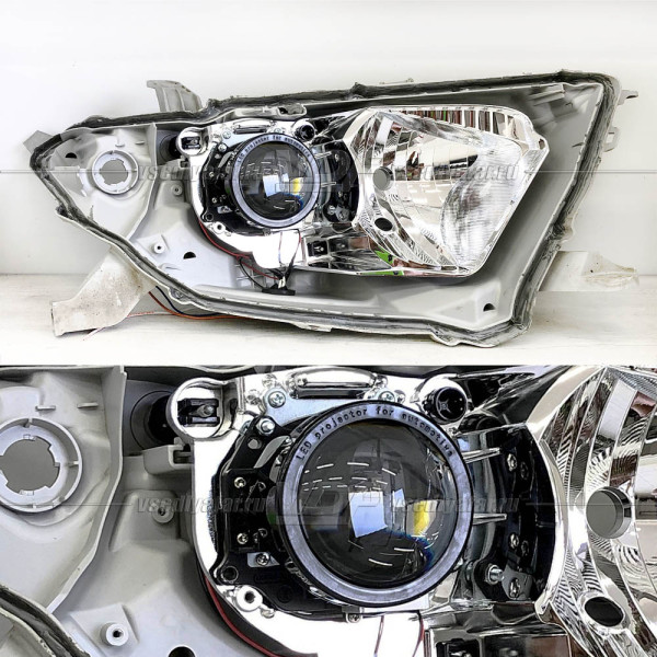 Рамки для замены линз в фарах Toyota Highlander 2010-2014
