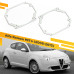 Alfa Romeo MiTo (2008-2013) Переходная рамка для замены штатной Галогенной линзы Valeo на модуль с креплением Hella 3