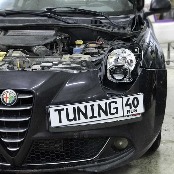 Переходная рамка для замены линз на Alfa Romeo MiTo 2008-2013 Галоген крепление Hella 3R