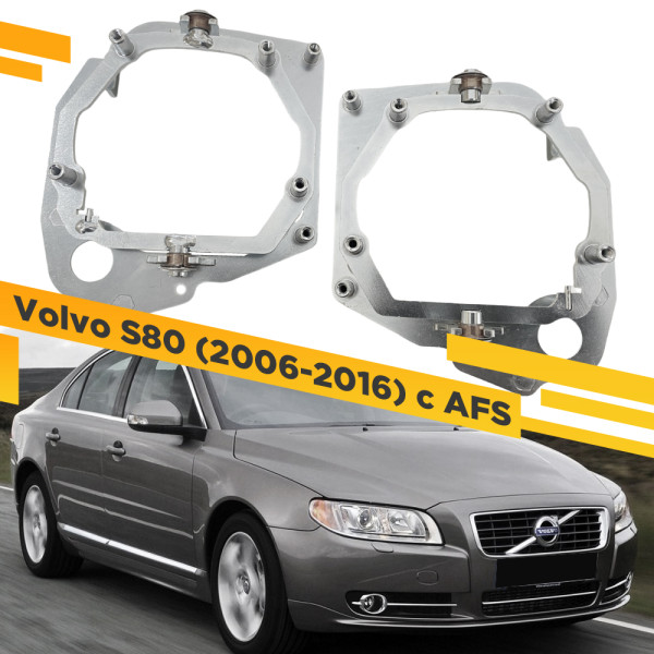 Рамки для замены линз в фарах Volvo S80 2006-2016 с AFS