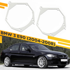 Переходные рамки для замены линз на BMW 3 E90 2004-2008 Крепление Hella 3R