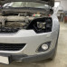 Opel Antara 2010-2015 комплект переходных рамок для замены штатных линз на линзы с креплением Hella 3