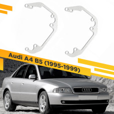 Переходные рамки для замены линз в фарах Audi A4 B5 1996-2000 Крепление Hella 3R