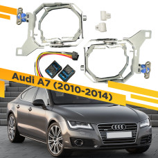Audi A7 (2010-2014) Bosch (Intellect) на Hella 3/3R Переходная рамка