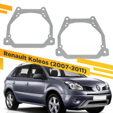 Переходные рамки для замены линз в фарах Renault Koleos 2007-2011 Крепление Hella 3R