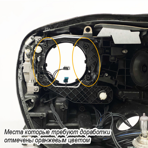 Рамки для замены линз в фарах Audi A6 C7 2014-2018