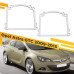 Opel Astra J GTC (2009-2015) Переходные рамки для замены штатной линзы Bosch на модуль с креплением Hella 3