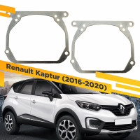 Рамки для замены линз в фарах Renault Kaptur 2016-2020
