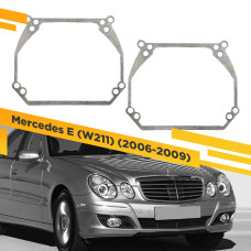 Переходные рамки для замены линз на Mercedes E W211 2006-2009 Крепление Hella 3R