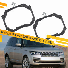 Переходные рамки для замены линз в фарах Range Rover 2012-2017 Пластик.