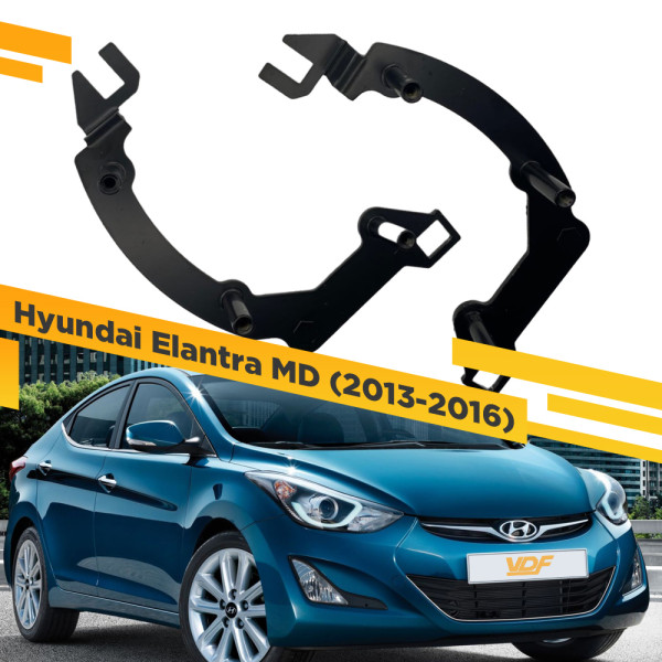 Рамки для замены линз в фарах Hyundai Elantra 2013-2016