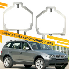 Рамки для замены линз в фарах BMW X3 E83 2003-2006 с AFS