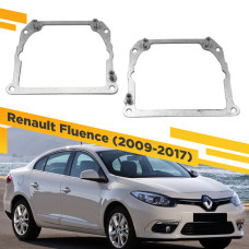 Переходные рамки для замены линз в фарах Renault Fluence 2009-2017 Крепление Hella 3 Тип 2