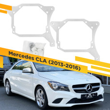 Рамки для замены линз в фарах Mercedes CLA W117 2013-2016 Тип 2