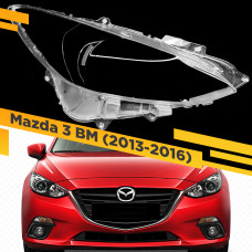 Стекло для фары Mazda 3 BM (2013-2016) галоген Правое