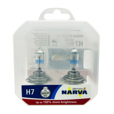 Лампа галогенная NARVA H7 12V-55W Range Power +150%, 2шт.