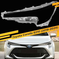 Стекло для фары Toyota Corolla E210 (2018-2024) США Левое