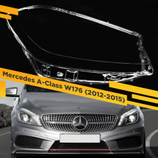 Стекло для фары Mercedes A-Class W176 (2012-2015) Правое
