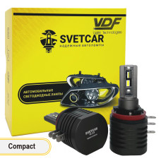 Светодиодные лампы SVETCAR Compact H15 5500K, 2шт