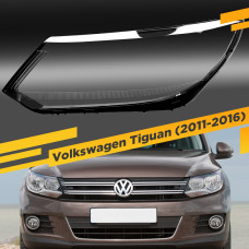 Стекло для фары Volkswagen Tiguan (2011-2016) тип 2 Левое