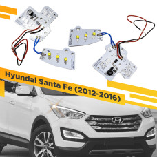 Плата светодиодной Ресницы Hyundai Santa Fe III (2012-2016)
