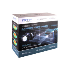 Светодиодные линзы MTF Light Laser Jet MAX 3 6000K Bi-Led (комплект 2 шт)