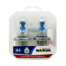 Лампа галогенная NARVA H4 12V-60/55W Range Power +150%, 2шт.