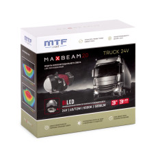 Светодиодные линзы MTF Light MaxBeam 2.0 TRUCK 24V 5500K Bi-Led (комплект 2 шт)