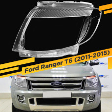 Стекло для фары Ford Ranger (2011-2015) Левое