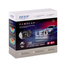Светодиодные линзы MTF Light MaxBeam 2.0 5500K Bi-Led (комплект 2 шт)