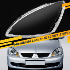 Стекло для фары Mitsubishi Lancer (2003-2009) Левое
