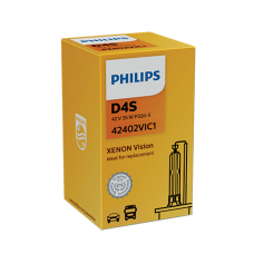 Ксеноновая лампа PHILIPS D4S Vision 4100K 85V 35W, 1 шт., 42402VIC1