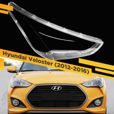 Стекло для фары Hyundai Veloster (2012-2016) Правое