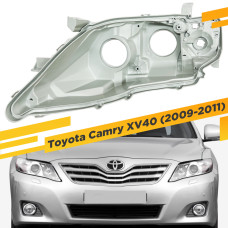 Корпус Левой фары для Toyota Camry (2009-2011) Галоген, без корректора