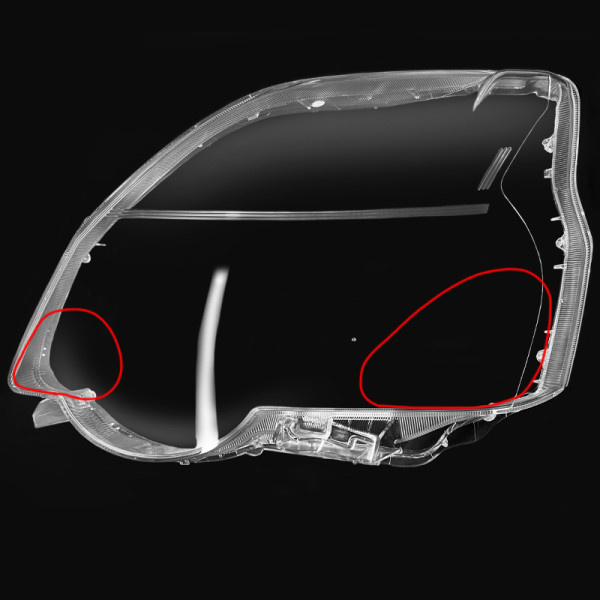 УЦЕНЕННОЕ стекло для фары Nissan X-Trail T31 (2010-2015) Левое №7