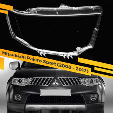 Стекло для фары Mitsubishi Pajero Sport (2008 - 2017) Правое