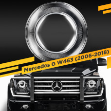 Стекло для фары Mercedes G W463 (2006-2018) (Оптический Поликарбонат)