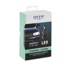 Светодиодные лампы MTF Light Dynamic Vision H7/Н18 5500K 12V, 28W, 2шт, DV07K5