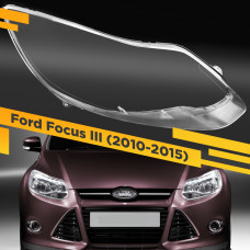 Стекло для фары Ford Focus III (2010-2015) Дорестайлинг Правое