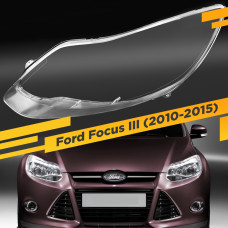Стекло для фары Ford Focus III (2010-2015) Дорестайлинг Левое