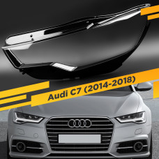Стекло для фары Audi A6 С7 (2014-2018) Левое