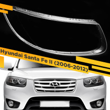 Стекло для фары Hyundai Santa Fe II (2006-2012) Правое