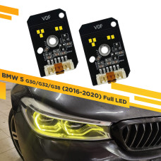 Плата маркера BMW 5 G30/32/38 2016-2020 Full LED Лимонный