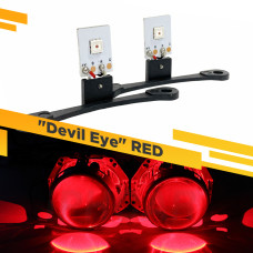 Светодиодная подсветка линз "Devil Eye" RED (Красный)