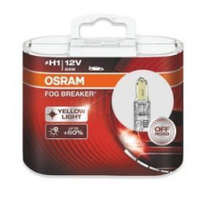 Лампа галогенная OSRAM H1 Fog Breaker 2600K 12V 55W, 2 шт.