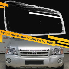 Стекло для фары Toyota Highlander (XU20) (2000-2003) Правое