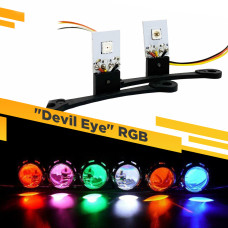 Светодиодная подсветка линз "Devil Eye" RGB 3.0